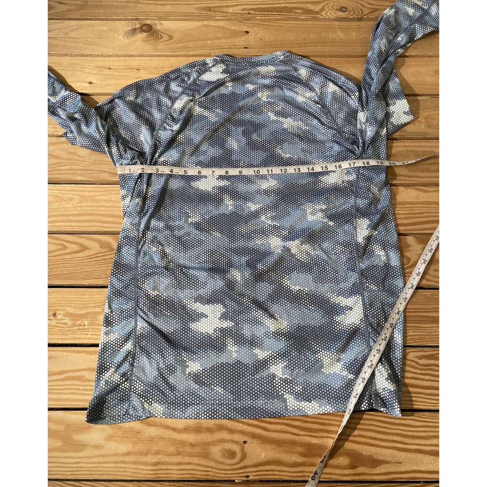 Simms Patterned Long Sleeve Athletic Shirt Size M… - image 7